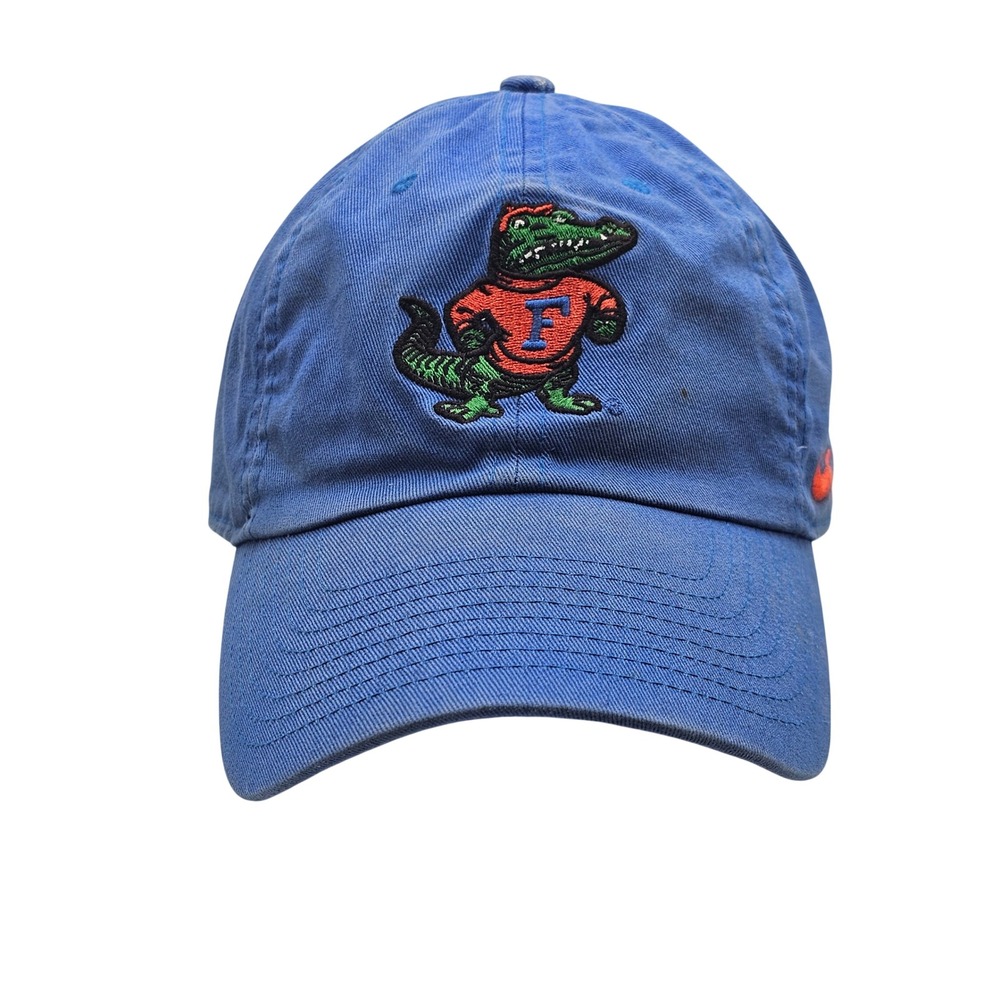 Nike Florida Gators Strap Back Hat Heritage86 Dri-FIT Cap Embroidered Mascot